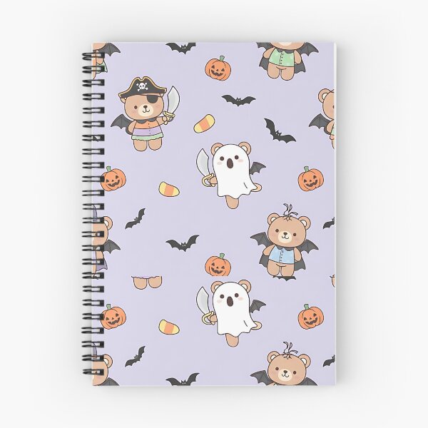 Item preview, Halloween Teddy Bear Pattern Cute Bear Costume Spooky Ghost Pumpkin designed and sold by ArtDesignTp.