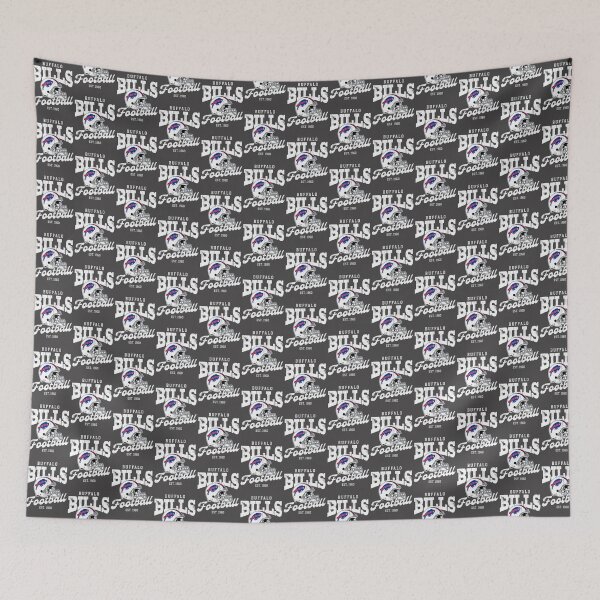 Item preview, Retro Buffalo Bills Vintage Style Football Design Inspired by VHS Aesthetic designed and sold by SueSquad.