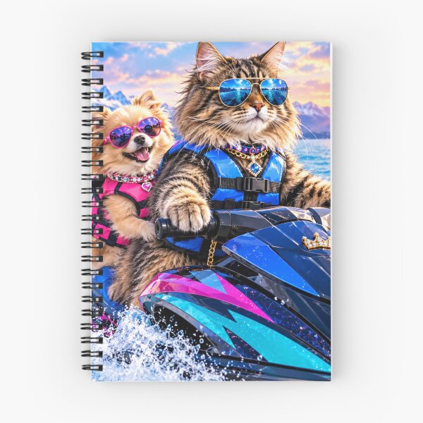 Item preview, Boss Lady Duo – Jet Ski Dog & Cat with SunglassesThe VR designed and sold by Extremeallie.
