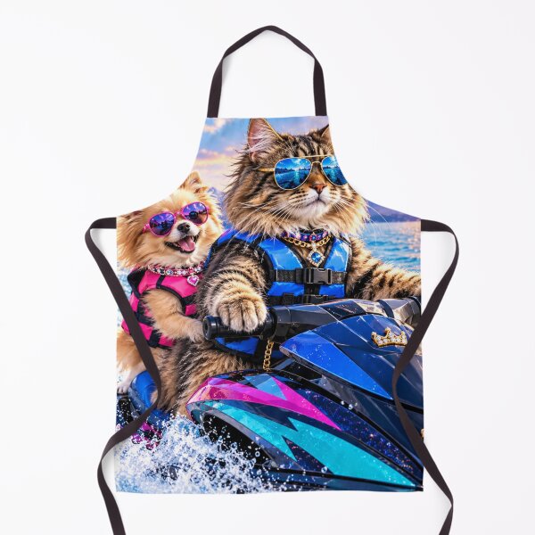 Item preview, Boss Lady Duo – Jet Ski Dog & Cat with SunglassesThe VR designed and sold by Extremeallie.