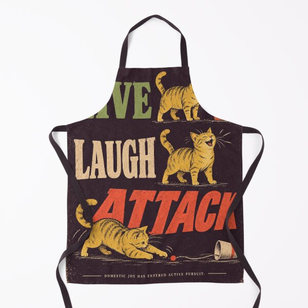 Item preview, LIVE, LAUGH, ATTACK designed and sold by BetterDaysDept.