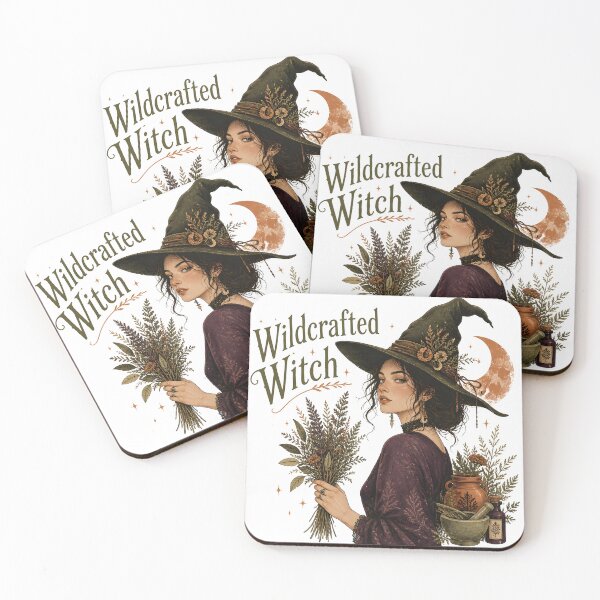 Item preview, Wildcrafted Witch Portrait of a Green Witch designed and sold by LiviuGligoros.