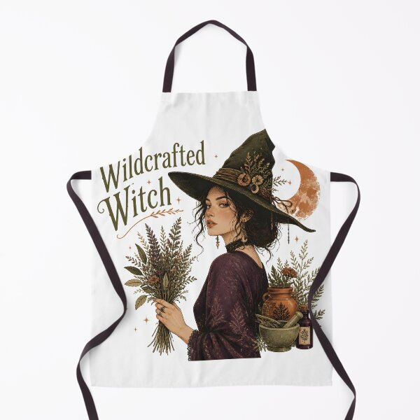 Item preview, Wildcrafted Witch Portrait of a Green Witch designed and sold by LiviuGligoros.