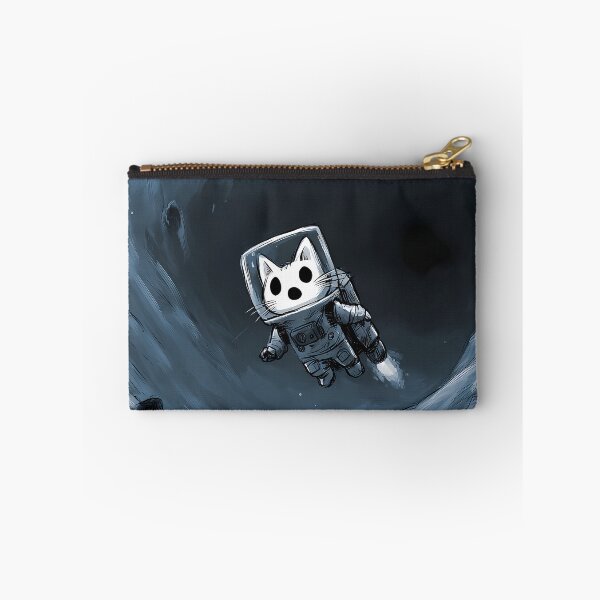 Item preview, Arte de un gato astronauta espacial flotando en el vacío designed and sold by Lunat1kk.