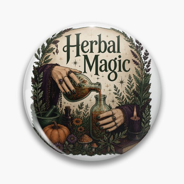 Item preview, Herbal Magic Botanical Potion Pour designed and sold by LiviuGligoros.