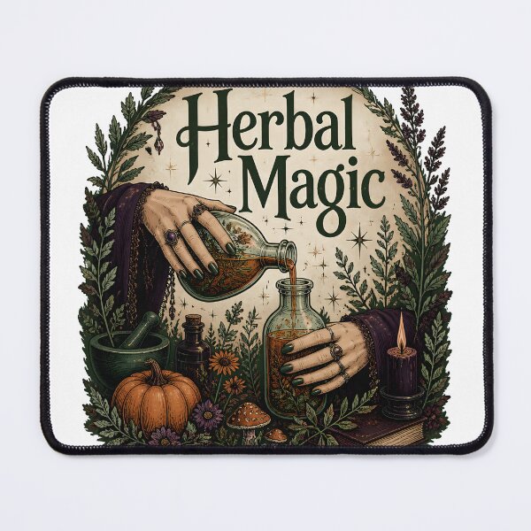 Item preview, Herbal Magic Botanical Potion Pour designed and sold by LiviuGligoros.