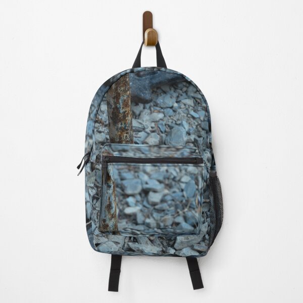 Item preview, Close-up of old horseshoe and rusty peg in gravel designed and sold by lisavonbiela.