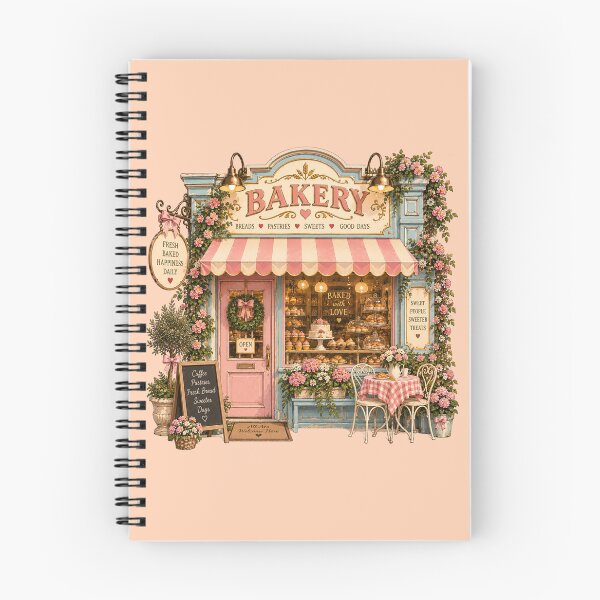 Item preview, Vintage French Bakery Cottagecore | Pink & Blue Parisian Bakery Shop Aesthetic designed and sold by TheStephanieRome.