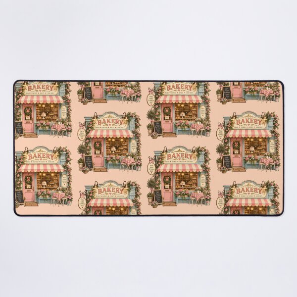 Item preview, Vintage French Bakery Cottagecore | Pink & Blue Parisian Bakery Shop Aesthetic designed and sold by TheStephanieRome.
