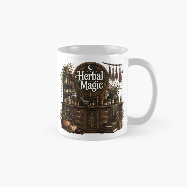Item preview, Herbal Magic The Witch's Herb Shop Interior designed and sold by LiviuGligoros.
