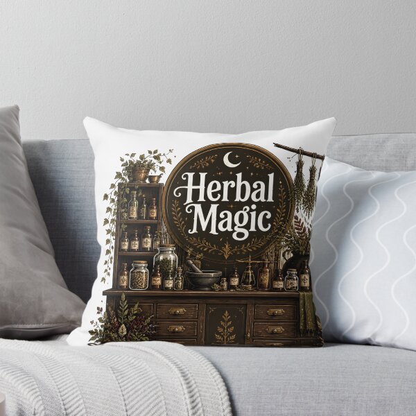 Item preview, Herbal Magic The Witch's Herb Shop Interior designed and sold by LiviuGligoros.