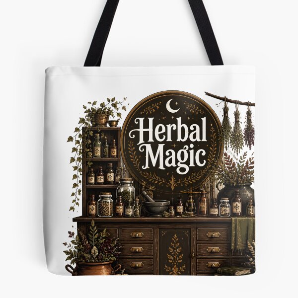 Item preview, Herbal Magic The Witch's Herb Shop Interior designed and sold by LiviuGligoros.