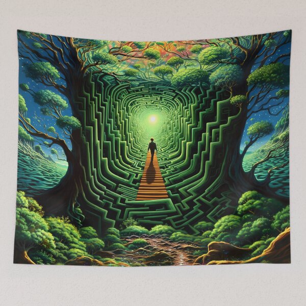 Item preview, Alien Eternal World: Surreal Sci-Fi Tunnel Art designed and sold by DEC02.