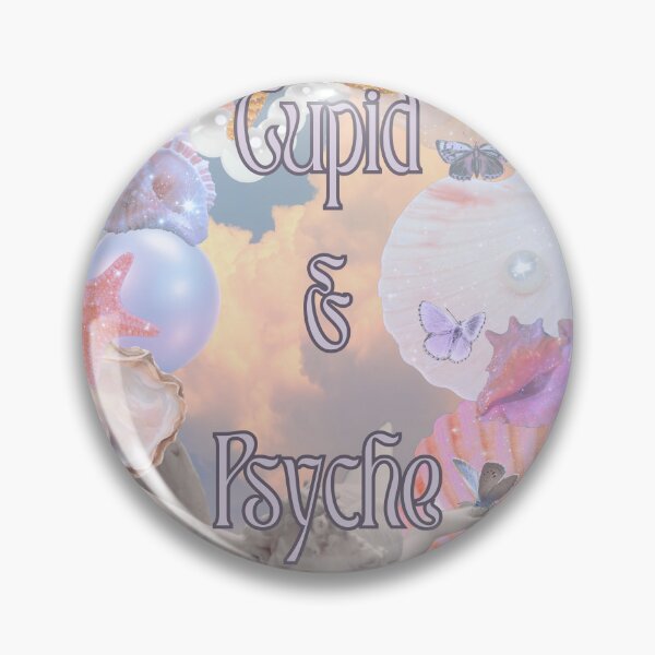 Item preview, Cupid and Psyche Pink Sea and Sky designed and sold by The Lady Goblin's Goods.