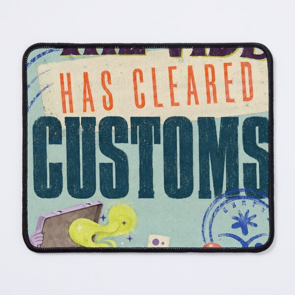 Item preview, THE VIBE HAS CLEARED CUSTOMS designed and sold by BetterDaysDept.