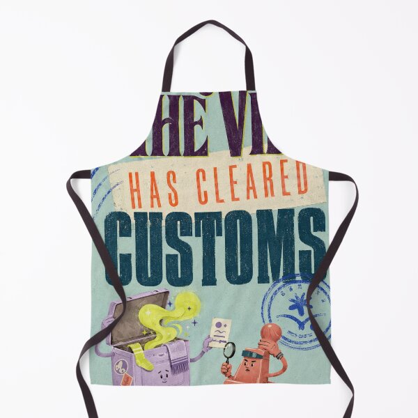 Item preview, THE VIBE HAS CLEARED CUSTOMS designed and sold by BetterDaysDept.
