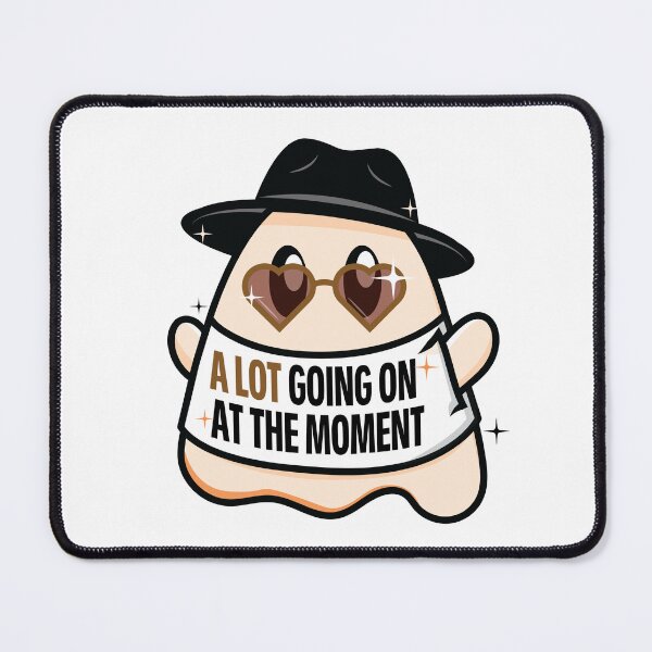 Item preview, Pop Art Ghost Orange and Brown A Lot Going On designed and sold by colormemaroon.