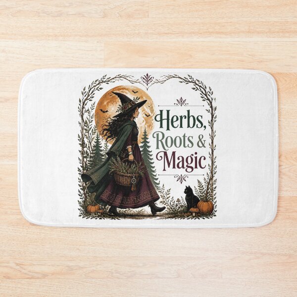Item preview, Herbs, Roots & Magic Forest Gathering Witch designed and sold by LiviuGligoros.