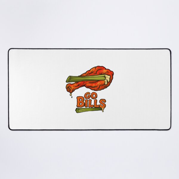 Item preview, Buffalo Bills Inspired Chicken Wings Football Fan Design designed and sold by SueSquad.