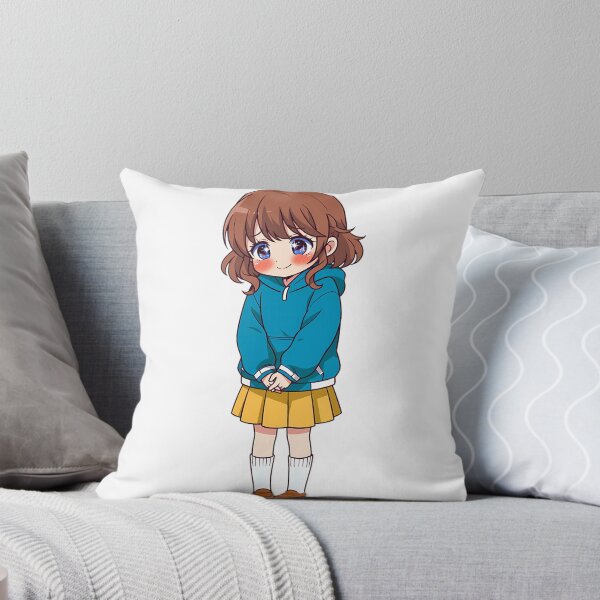 Item preview, SHY BLOOM - Kawaii Blushing Anime Girl | Soft Girl Era Shy Girl Art with Sparkle Eyes designed and sold by HoMya.