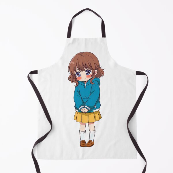 Item preview, SHY BLOOM - Kawaii Blushing Anime Girl | Soft Girl Era Shy Girl Art with Sparkle Eyes designed and sold by HoMya.