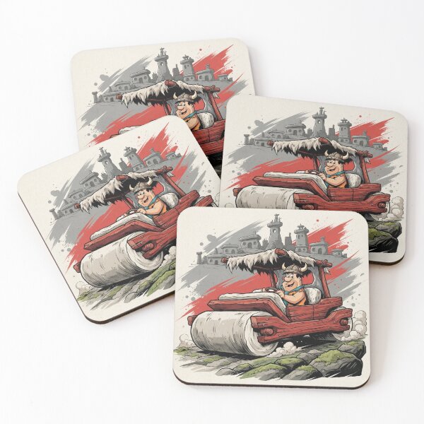 Item preview, Bedrock Racing Team Stone Age Art designed and sold by redkat-4.