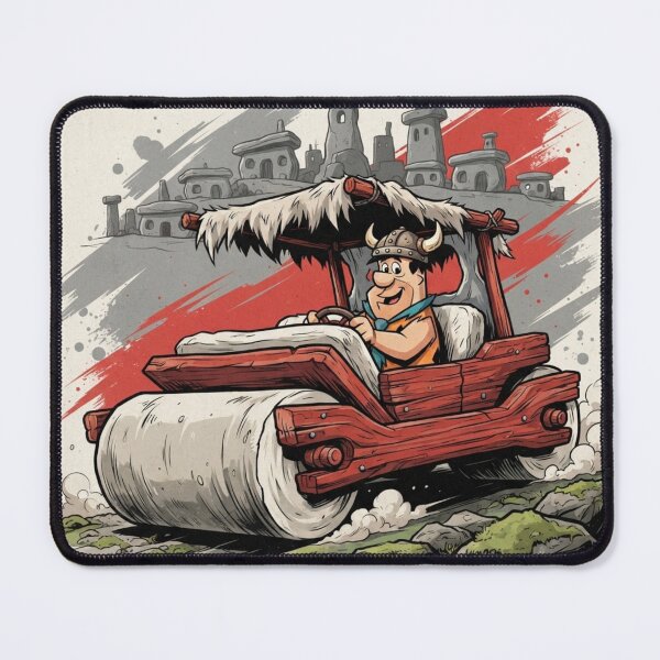 Item preview, Bedrock Racing Team Stone Age Art designed and sold by redkat-4.