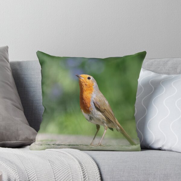 Item preview, Robin with flowers designed and sold by GreyFeatherPhot.
