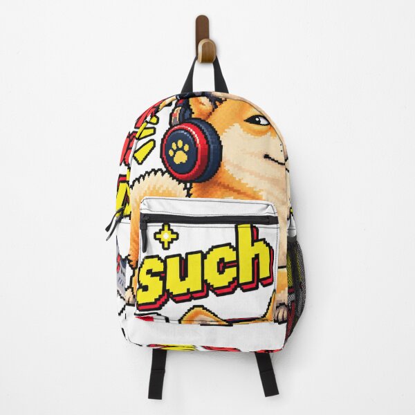 Item preview, Pixel Art Shiba Inu Selective Hearing Gamer Meme designed and sold by Nordo Studio.