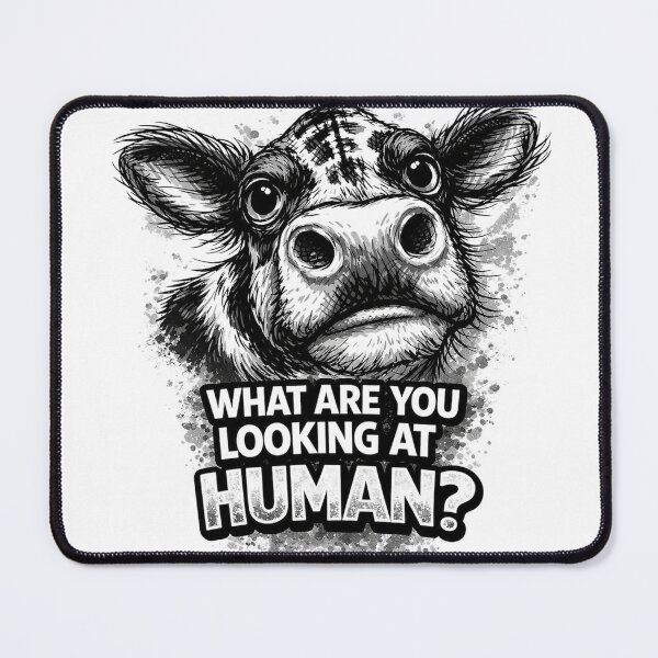 Item preview, Intimidating Cow designed and sold by Fishcake: The Shop.