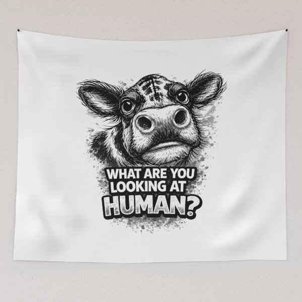 Item preview, Intimidating Cow designed and sold by Fishcake: The Shop.