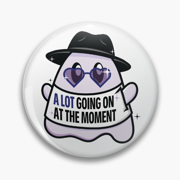 Item preview, Pop Art Ghost Lavender A Lot Going On designed and sold by colormemaroon.