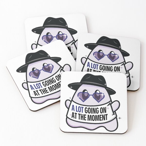 Item preview, Pop Art Ghost Lavender A Lot Going On designed and sold by colormemaroon.