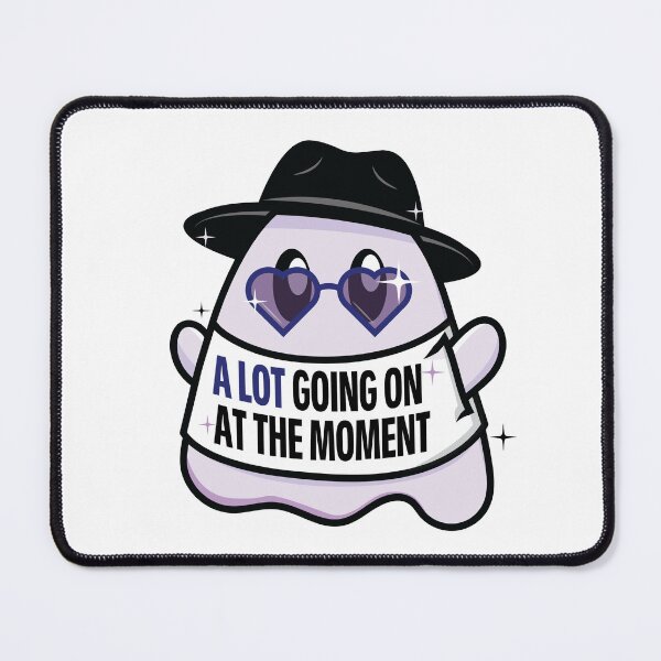 Item preview, Pop Art Ghost Lavender A Lot Going On designed and sold by colormemaroon.