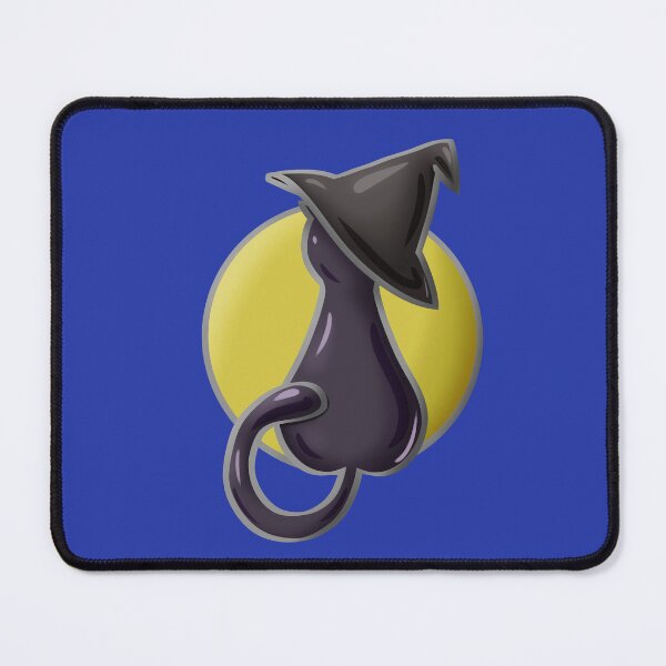 Item preview, Cat with a witch's hat designed and sold by AssortedDrawings.