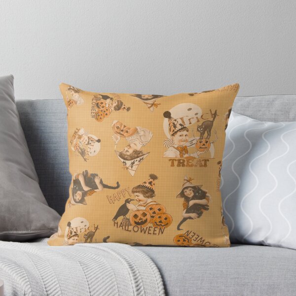 Item preview, Vintage Halloween Kids Collage – Butterscotch Hallowe'en designed and sold by AKateWillett.