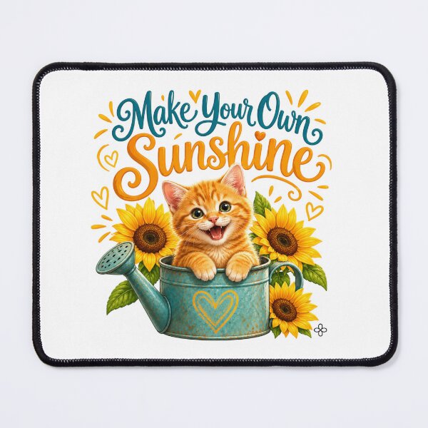 Item preview, Funny Cat Image - Make Your Own Sunshine, Cat Mom Gift designed and sold by BetterEveryDay1.