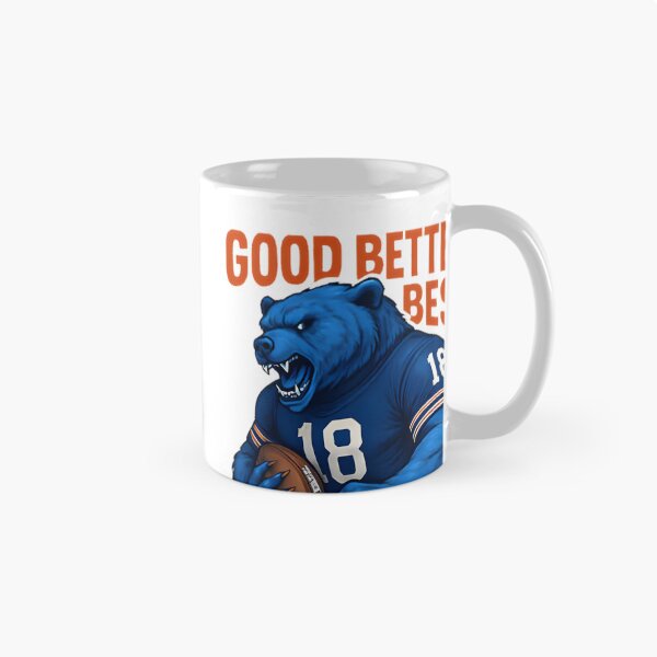 Item preview, Good Better Best Bear Football Inspirational Sports Design designed and sold by Armando Battaglino.