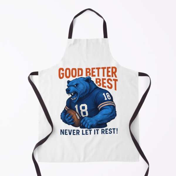 Item preview, Good Better Best Bear Football Inspirational Sports Design designed and sold by Armando Battaglino.