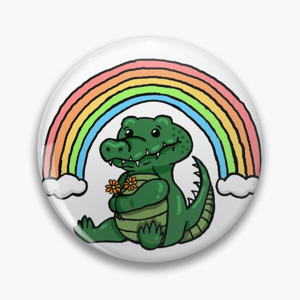 Item preview, Grieving Gator Logo with Flowers designed and sold by Grieving Gator.