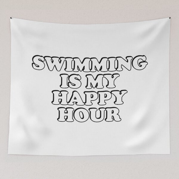 Item preview, Swimming Is My Happy Hour  designed and sold by Inspirationmotivation.