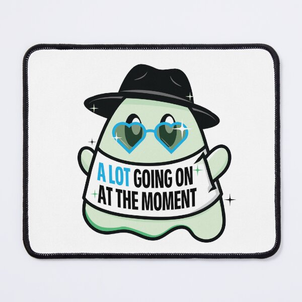Item preview, Pop Art Ghost Green and Blue A Lot Going On designed and sold by colormemaroon.
