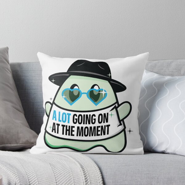 Item preview, Pop Art Ghost Green and Blue A Lot Going On designed and sold by colormemaroon.