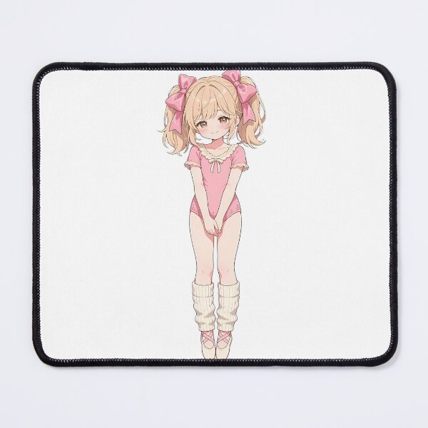 Item preview, PINK RIBBON DREAM - Coquette Ballerina Anime Girl | Balletcore Kawaii Art with Satin Bows designed and sold by HoMya.