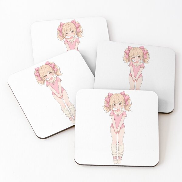 Item preview, PINK RIBBON DREAM - Coquette Ballerina Anime Girl | Balletcore Kawaii Art with Satin Bows designed and sold by HoMya.