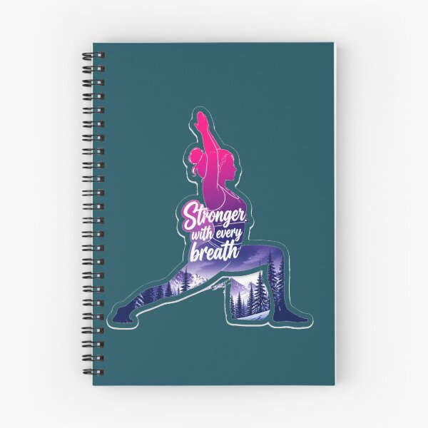 Item preview, Yoga Silhouette Stronger With Every Breath Design designed and sold by MargaretPolanco.