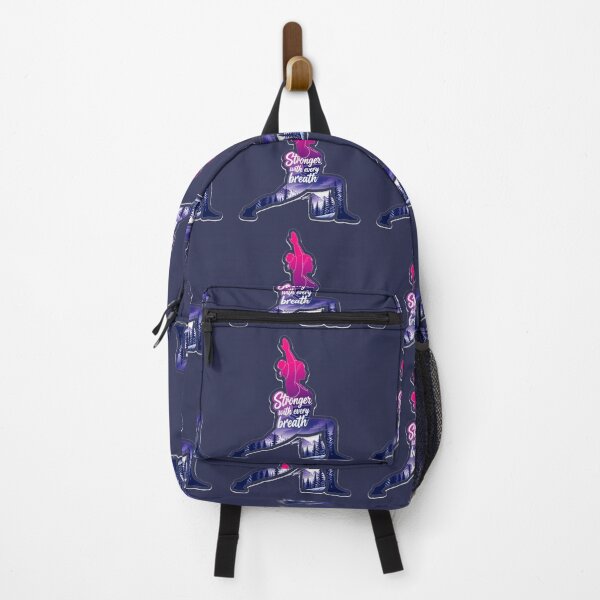 Item preview, Yoga Silhouette Stronger With Every Breath Design designed and sold by MargaretPolanco.