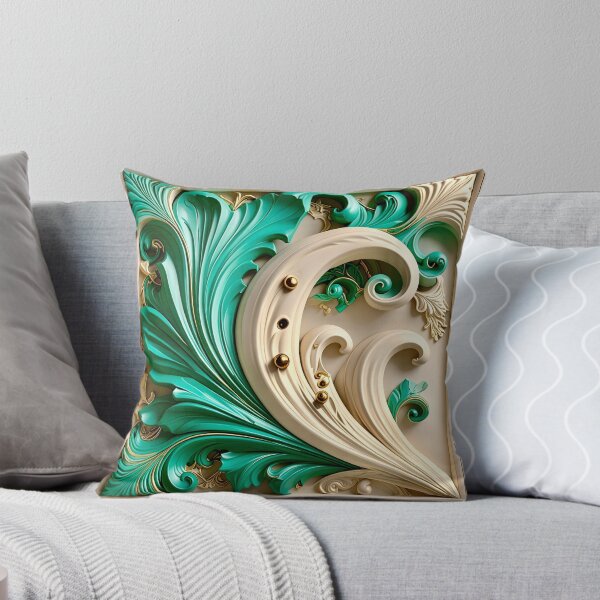 Item preview, Sculptural Emerald with Gold Enamel designed and sold by Vicky Brago-Mitchell®.