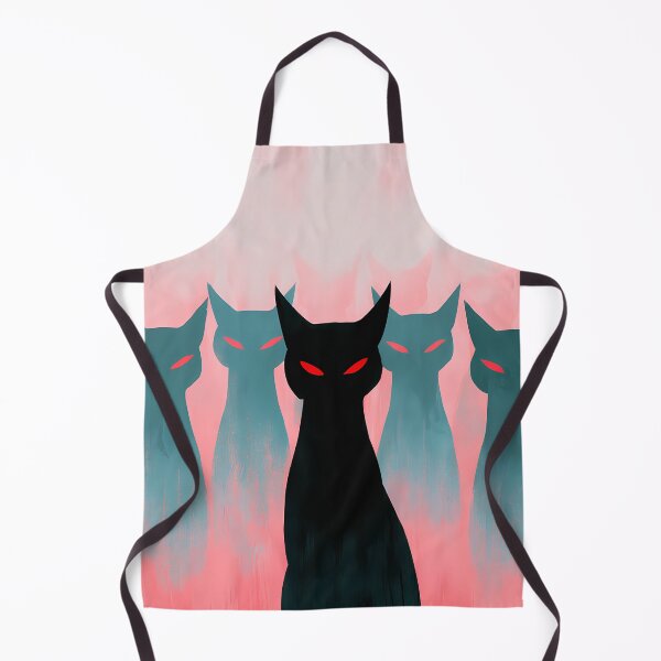 Item preview, Shadowy Black Cats Red Eyes Art designed and sold by Lunat1kk.
