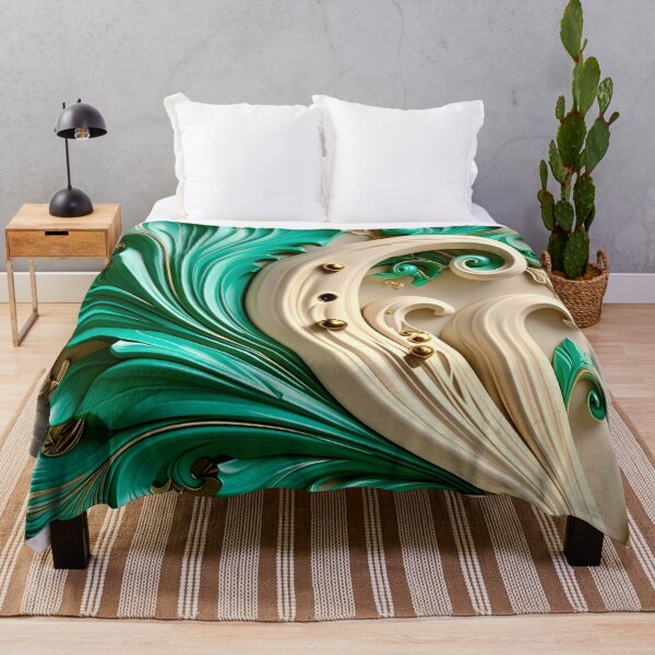 Item preview, Sculptural Emerald with Gold Enamel designed and sold by Vicky Brago-Mitchell®.